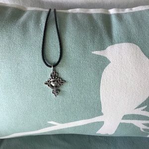 Brighton leather rope necklace